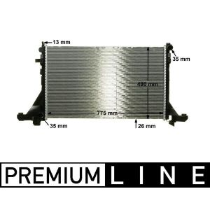 Arrefecedor do motor MAHLE CR 1770 000P