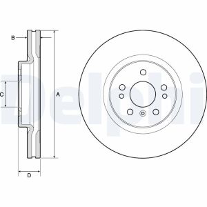 Disco de freno DELPHI BG9968