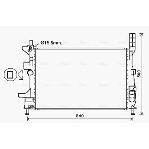 Arrefecedor do motor AVA COOLING FD2602