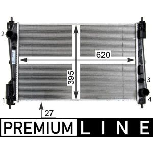 Arrefecedor do motor MAHLE CR 1111 000P