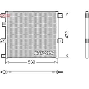 Condensor, airconditioning DENSO DCN99077