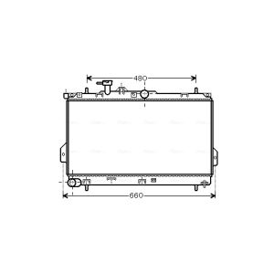 Raffreddatore motore AVA COOLING HY2097
