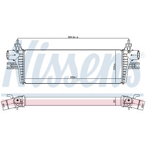 Intercooler NISSENS 961169