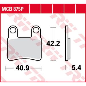 Jarrupalasarja TRW MCB875P
