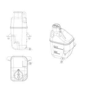 Tasaussäiliö, jäähdytysneste EASY FIT NRF 454040