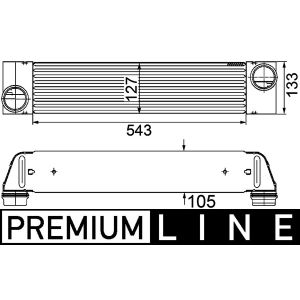 Intercooler BEHR MAHLE CI 193 000P