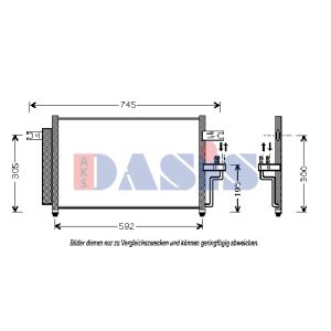 A/C-kondensor AKS DASIS 562003N