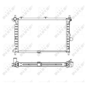 Radiator, motorkoeling EASY FIT NRF 55308