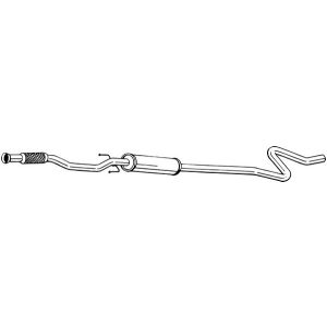 Silenziatore centrale BOSAL 291-039