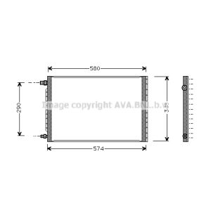 Kondensator, Klimaanlage AVA COOLING UV5009