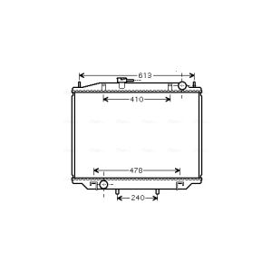 Motorradiateur  AVA COOLING DN2300