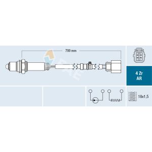 Sonde lambda FAE 75609