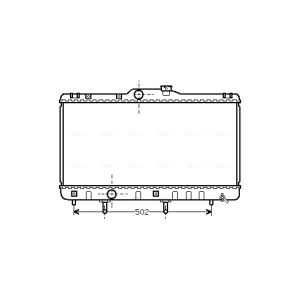 Arrefecedor do motor AVA COOLING TO2148