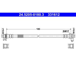 Remleiding ATE 24.5205-0180.3