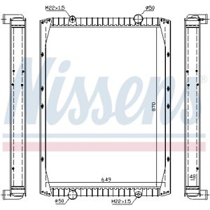 Kühler, Motorkühlung NISSENS 63845A