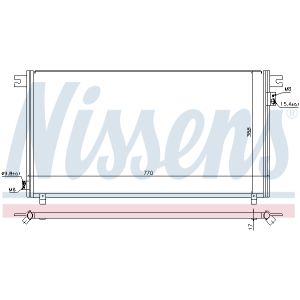 Lauhdutin, ilmastointilaite NISSENS NIS 94878