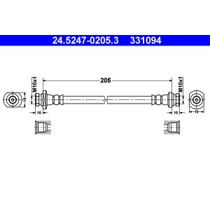 Remleiding ATE 24.5247-0205.3