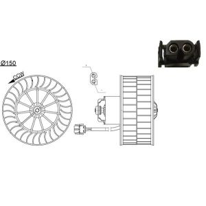 Ventilador da cabina MAHLE AB 44 000S