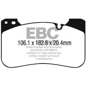 Jarrupalasarja, levyjarru EBC BRAKES DP32331C