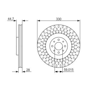 Bremsscheibe BOSCH 0 986 479 648