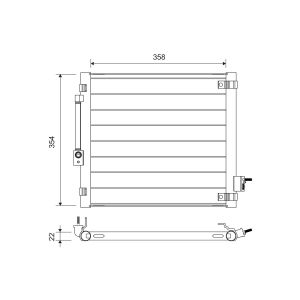 A/C-kondensor VALEO 822759