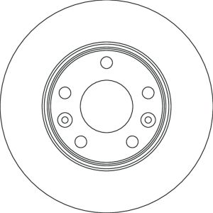 Jarrulevy TRW DF4637, 1 Kappale