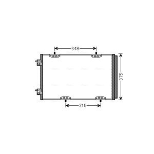 Condensador, sistema de ar condicionado AVA COOLING CN5290D AVA