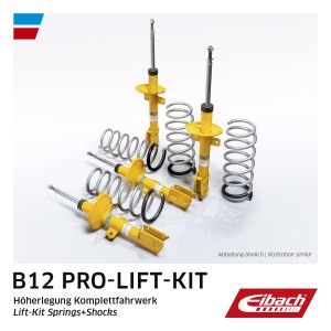 Kit de suspensão, molas/amortecedores EIBACH B12 Pro-Lift-Kit EIBACH E93-26-003-01-22