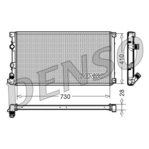 Radiador de motor DENSO DRM23090