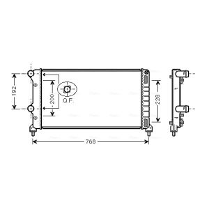 Motorkühler AVA COOLING FTA2250