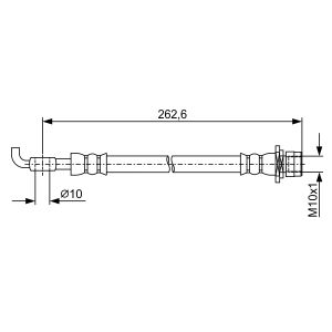 Bremsschlauch BOSCH 1 987 481 936