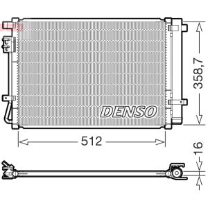 A/C-kondensor DENSO DCN41031