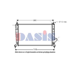 Motorkühler AKS DASIS 190002N