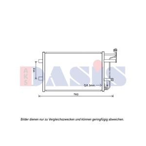 A/C-kondensor AKS DASIS 112042N