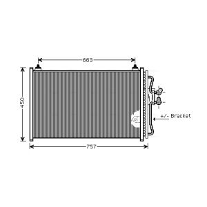 Condenseur (climatisation) AVA COOLING FDA5347 AVA