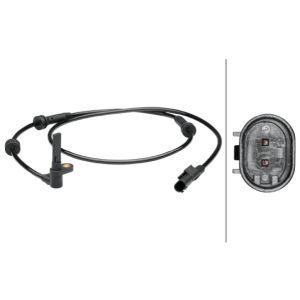 Sensor de velocidad, ABS HELLA 6PU 012 679-131