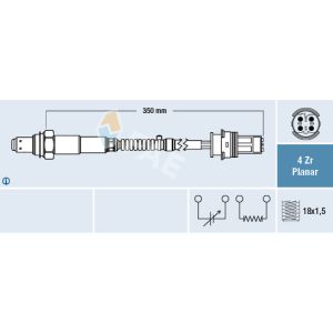 Sonda lambda FAE 77632
