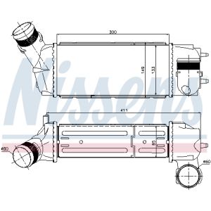 Intercooler NISSENS 96515