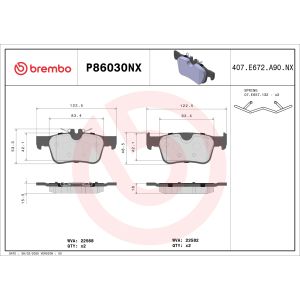 BREMBO P86030NX