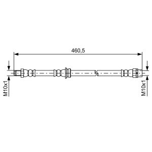 Remslang BOSCH 1987481598