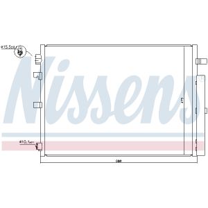 A/C condensor NISSENS NIS 940397