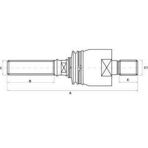 Junta axial, barra de direção S-TR 11A092