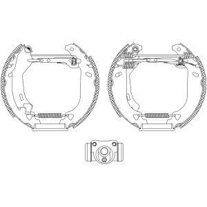 Jeu de mâchoires de frein Shoe Kit Pro TEXTAR 84049102