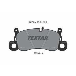 Remblokset TEXTAR 2633401