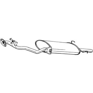 Endschalldämpfer BOSAL 279-027