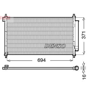 Condensatore, impianto di climatizzazione DENSO DCN40012