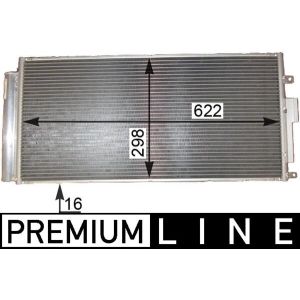A/C-kondensor MAHLE AC 839 000P