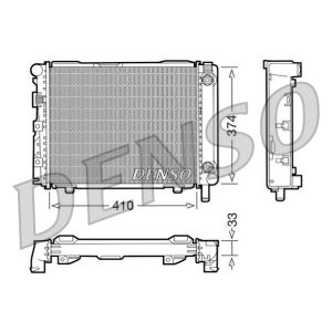 Radiador de motor DENSO DRM17029