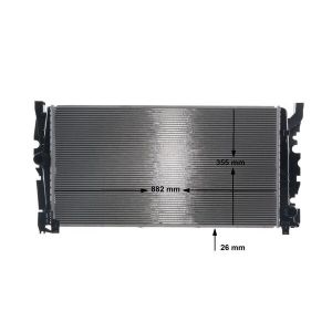 Arrefecedor do motor MAHLE CR 2323 000S