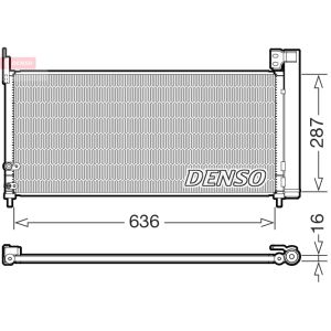 Condensator, airconditioning DENSO DCN50122
